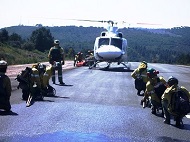Curso de mando de brigada helitransportada