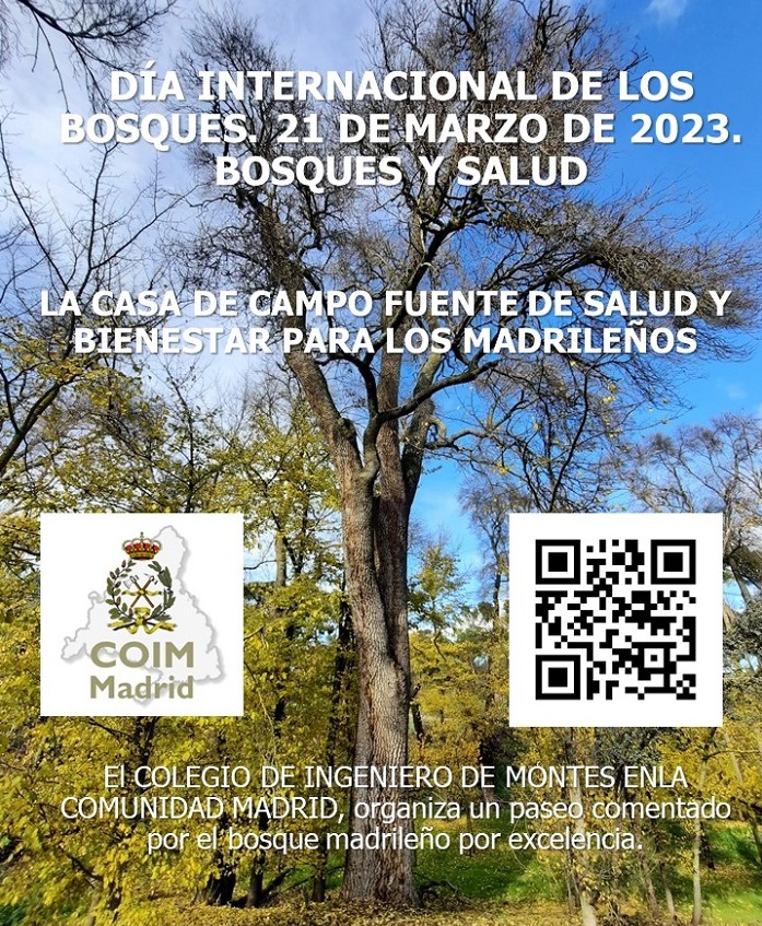 Paseo comentado por el bosque madrileño por excelencia: LA CASA DE CAMPO. 21 de marzo
