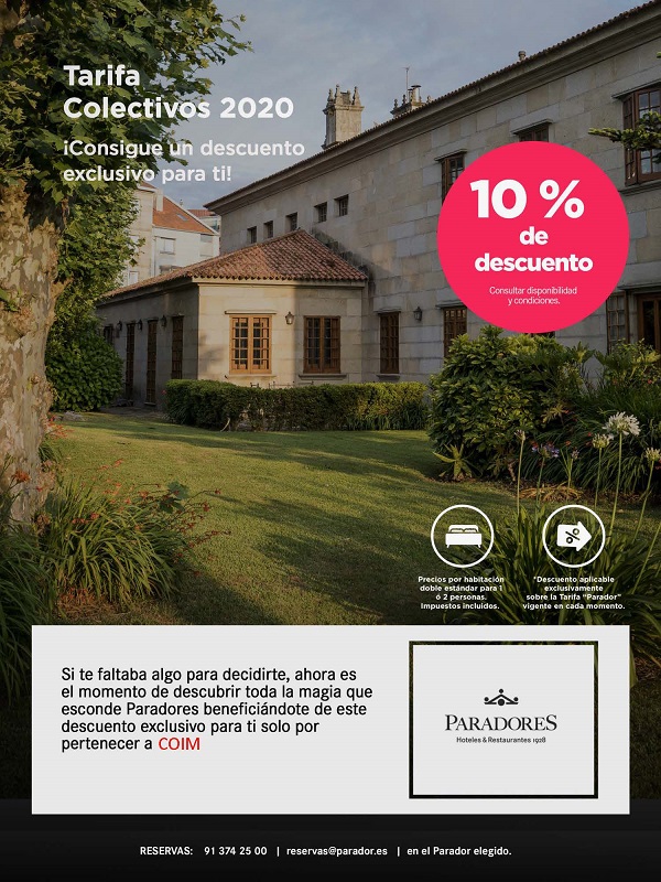 Descuentos exclusivos para colegiados