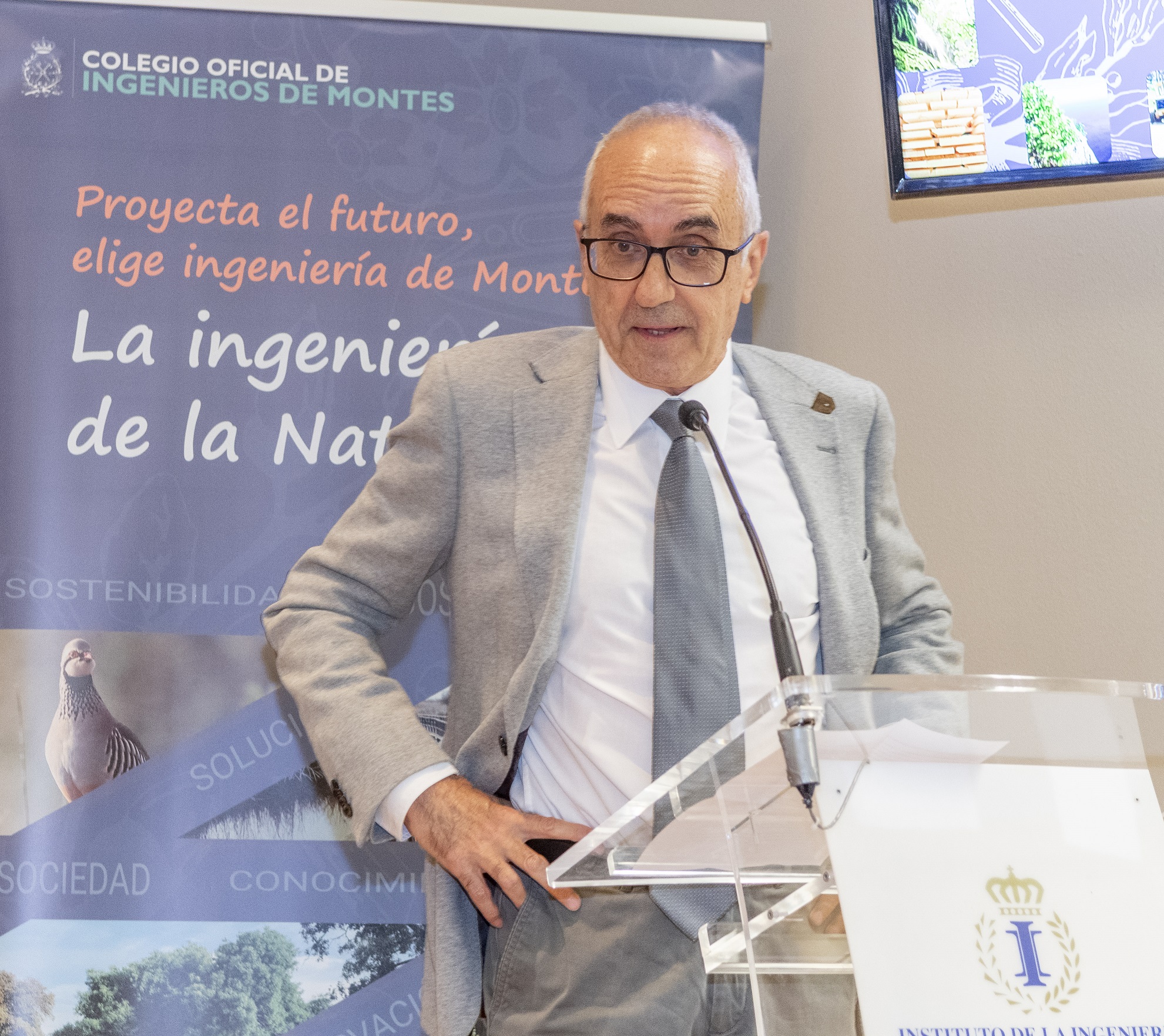 Francisco Arriaga, profesor de la UPM, Colegiado de honor