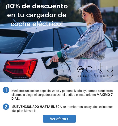 Tu cargador de coche eléctrico con 10% de descuento