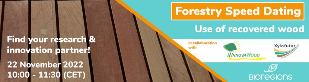 Forestry Speed Dating: Use of recovered wood in construction