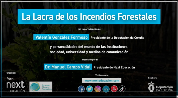 Foro Next Educación: La Lacra de los Incendios Forestales