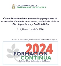 Curso: Introducción a programas de estimación de huella de carbono, análisis de ciclo de vida de productos y huella hídrica