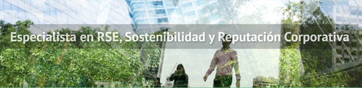 Especialista en RSE, Sostenibilidad y Reputación Corporativa