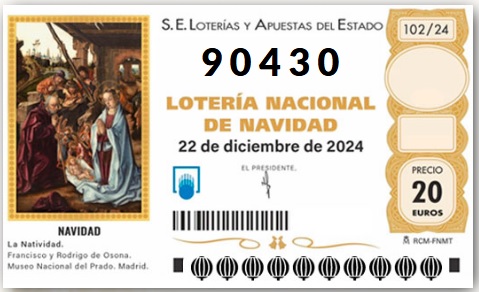 Lotería de Navidad 2024 del Colegio Oficial de Ingenieros de Montes