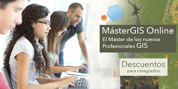 Master Gis on line de ESRI, con descuento para colegiad@s