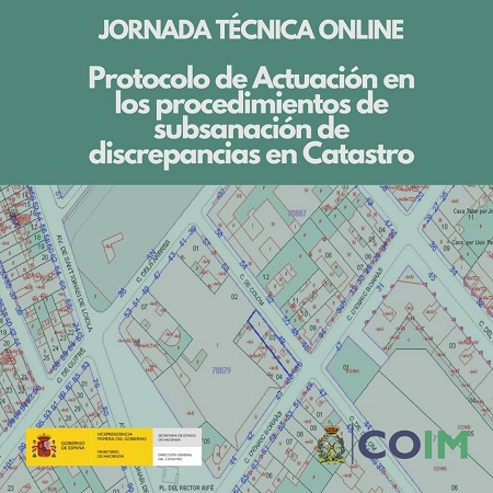 JORNADA TÉCNICA Protocolo de Actuación en los procedimientos de subsanación de discrepancias en Catastro