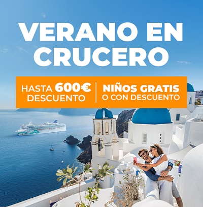 Tu crucero con hasta 600€ de descuento en SoloCruceros.com