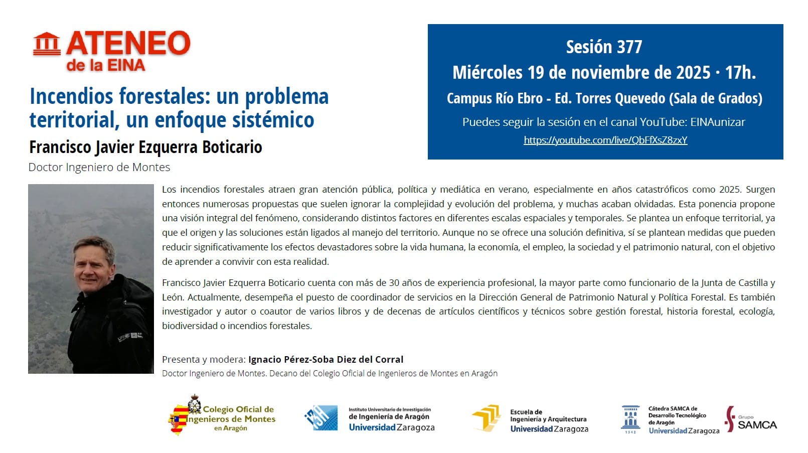 COIM en Aragón: Ateneo de la EINA 