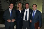 De izquierda a derecha, Carlos del Álamo, Pino Pliego, Juan del Álamo y Salvador de Miguel.