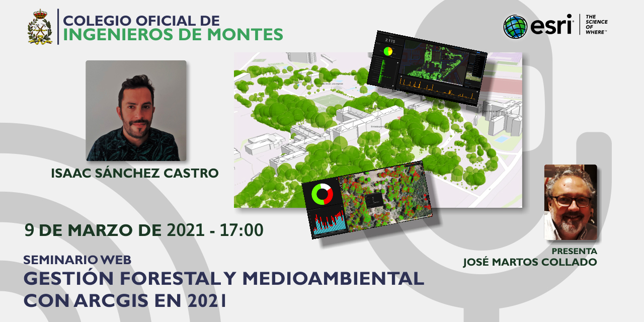 Seminario web: Gestión forestal y medioambiental con ArcGIS en 2021