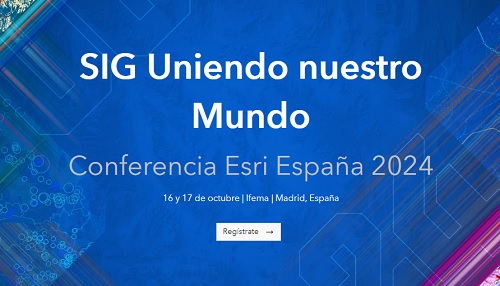 Conferencia Esri España 2024. Asistencia Gratuita para colegiados/as COIM