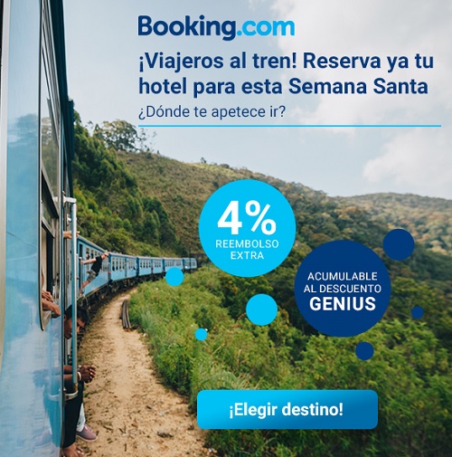 Reserva tu alojamiento y suma tu 4% de reembolso a las ofertas de la web ¡Además, hasta 20% de descuento en escapadas!