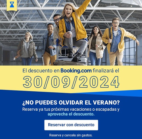 AVISO: Últimos días con descuento en Booking