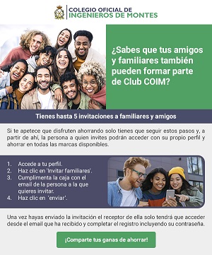 ¿Sabes que tus amigos y familiares también pueden formar parte de Club COIM?