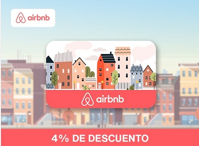 Reserva en Airbnb con 4% de descuento