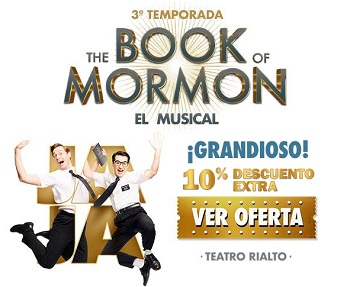 Tus entradas para ´The Book of Mormon´ con 10% de descuento