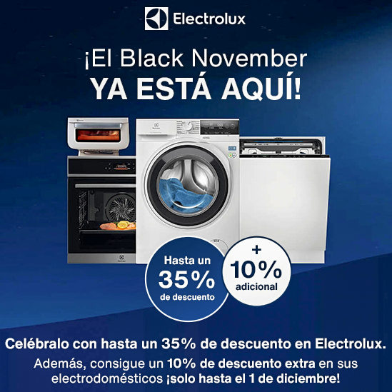 ¡Hasta 35% de descuento en Electrolux ¡y ahora 10% extra!