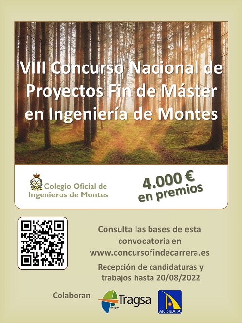 VIII Concurso Nacional de Proyectos Fin de Máster en Ingeniería de Montes
