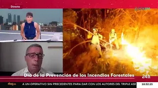 Eduardo Tolosana, decano del COIM, en Canal 24 H TVE 18/08/2026